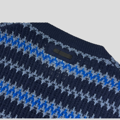 Prada 2019 Lightning Cashmere Wool Logo Knit - IT54 (L) | Black