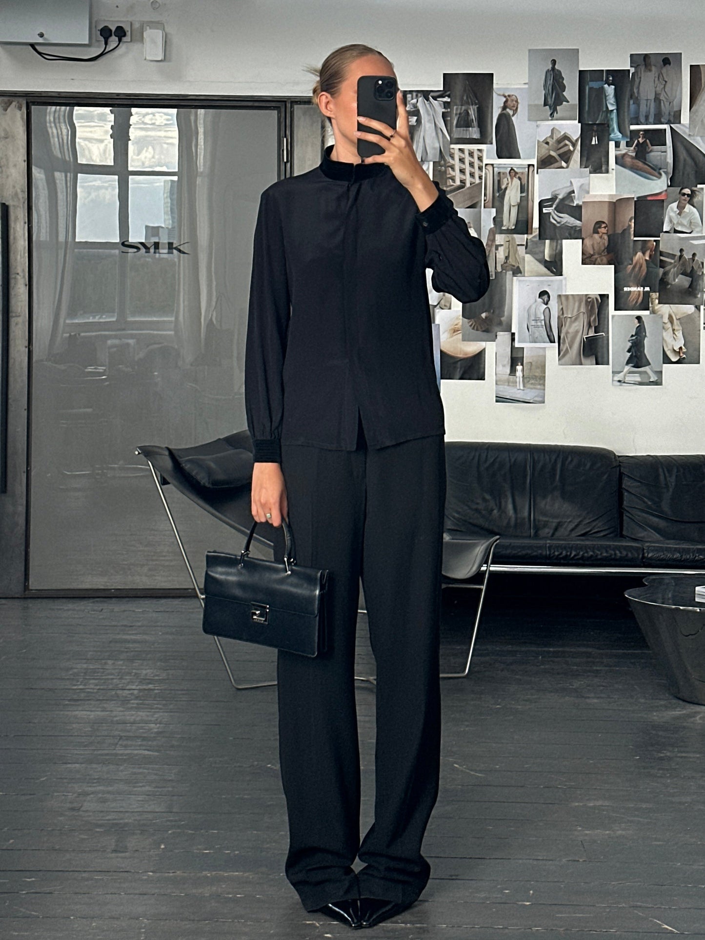 Italian Vintage 1980s Pure Silk Shirt - XS/S