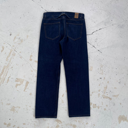 vintage selvedge buckle back denim | Blue, Blue