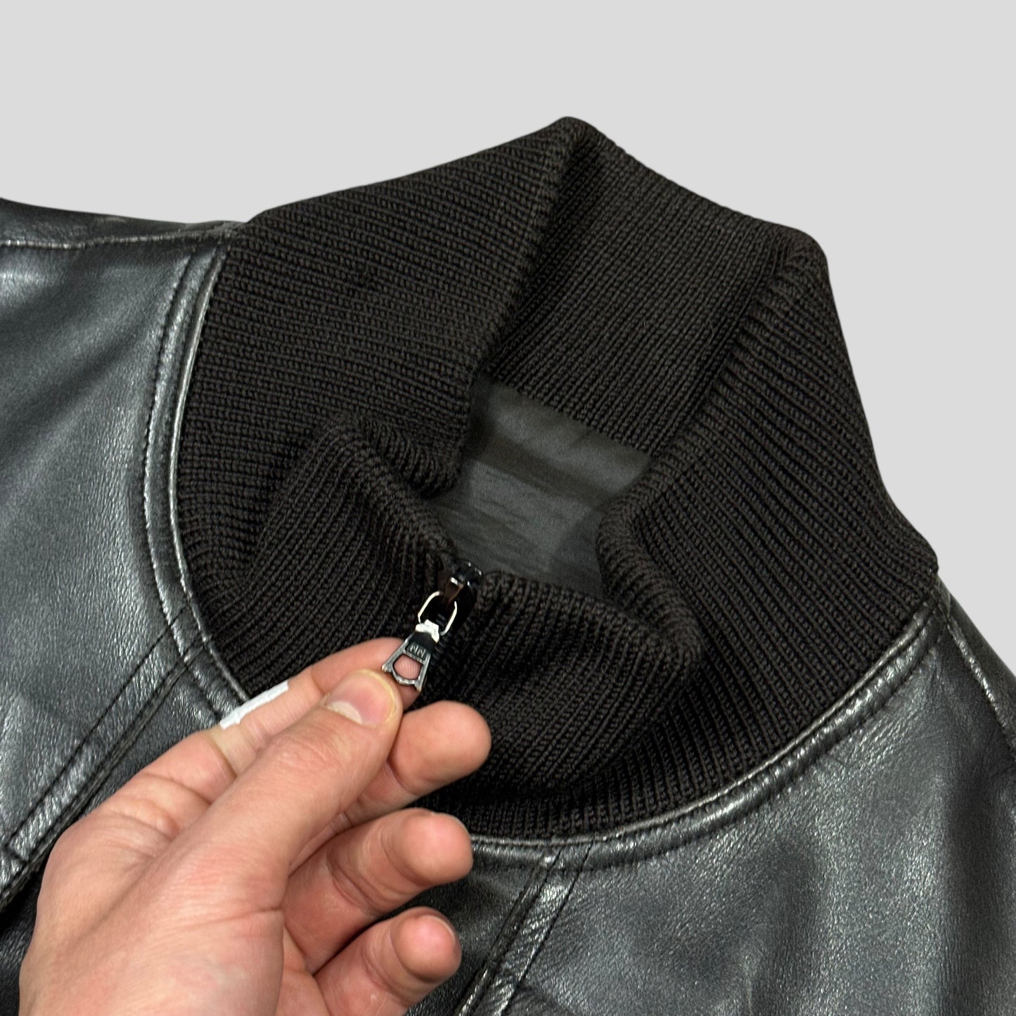 Neil Barrett 00’s Multipocket Buckle Lambs Leather Moto Jacket - L | Default Title, Multicoloured