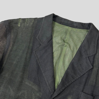 Comme Des Garçons Homme Homme 1998 Mesh Blazer Jacket - M