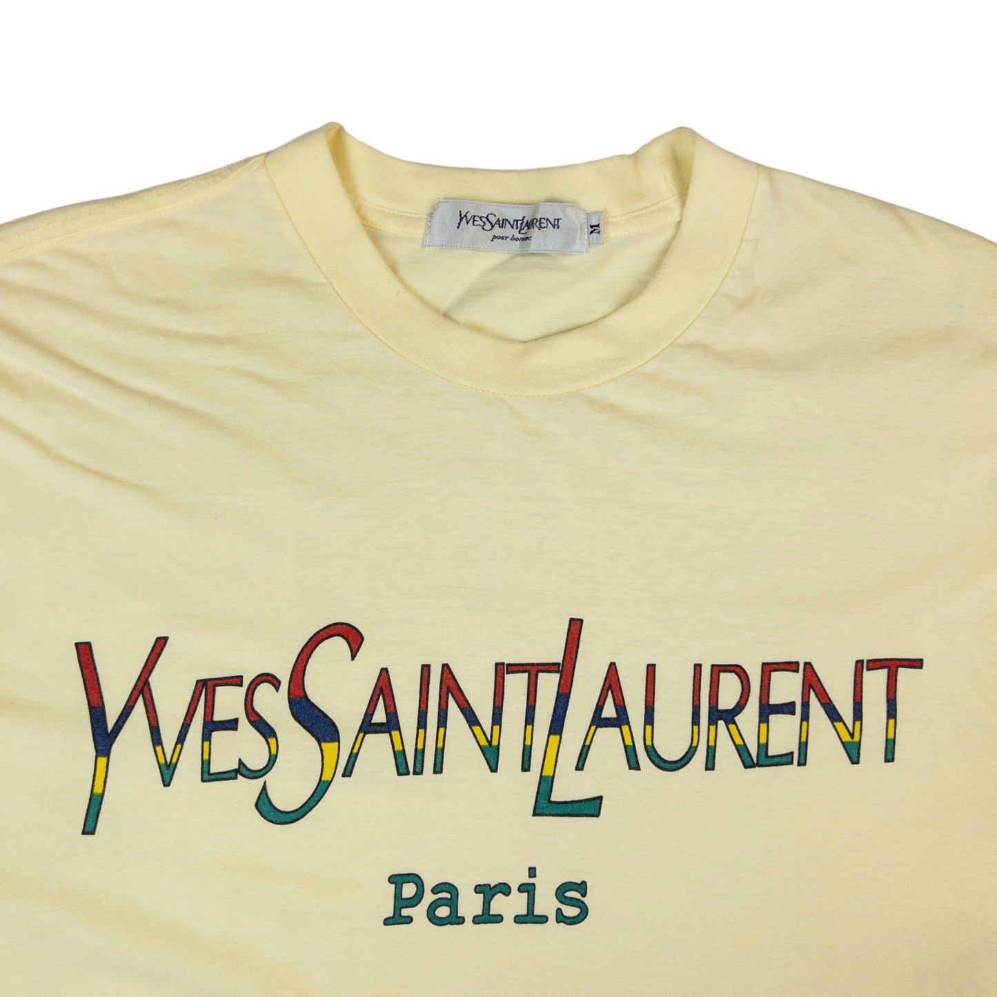 Vintage YSL Yves Saint Laurent Paris T Shirt Size M