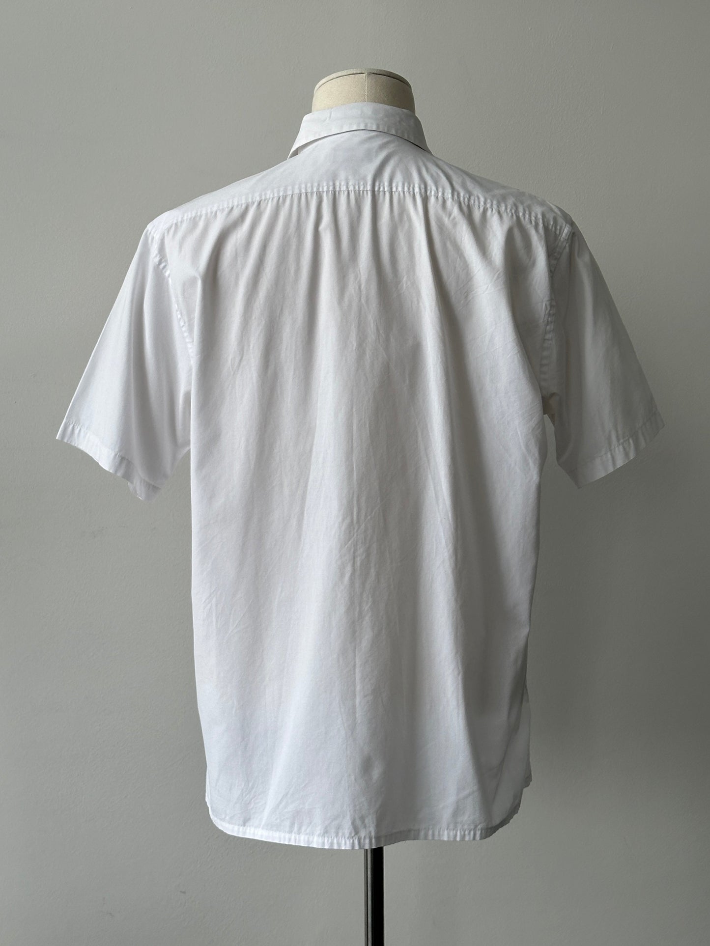 Yves Saint Laurent Pour Homme 2000s Cotton Short Sleeve Shirt - L