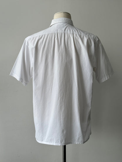 Yves Saint Laurent Pour Homme 2000s Cotton Short Sleeve Shirt - L