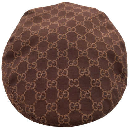 Vintage 2000s Gucci Monogram Flat Cap Size L | O/S, Brown