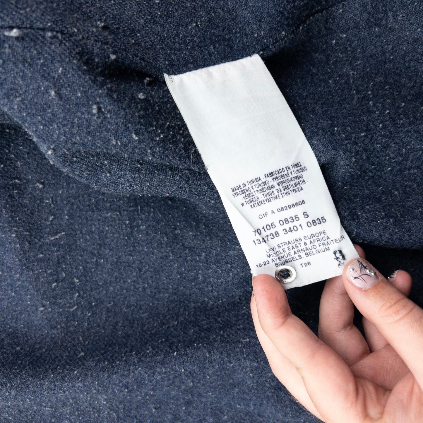 Vintage 2000s Levi's Engineered Garments Denim Trench Jacket Size M | Medium, Blue