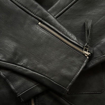 Avirex Leather Biker Jacket - L