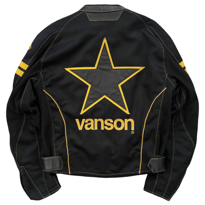 Vanson Leathers Motorcycle Mesh Racer Jacket - M