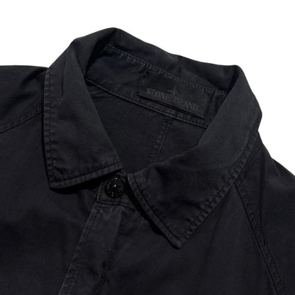 Stone Island Ghost Overshirt | Large, Black