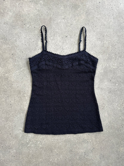 Vintage 2000s Crochet Cami Top - S/M