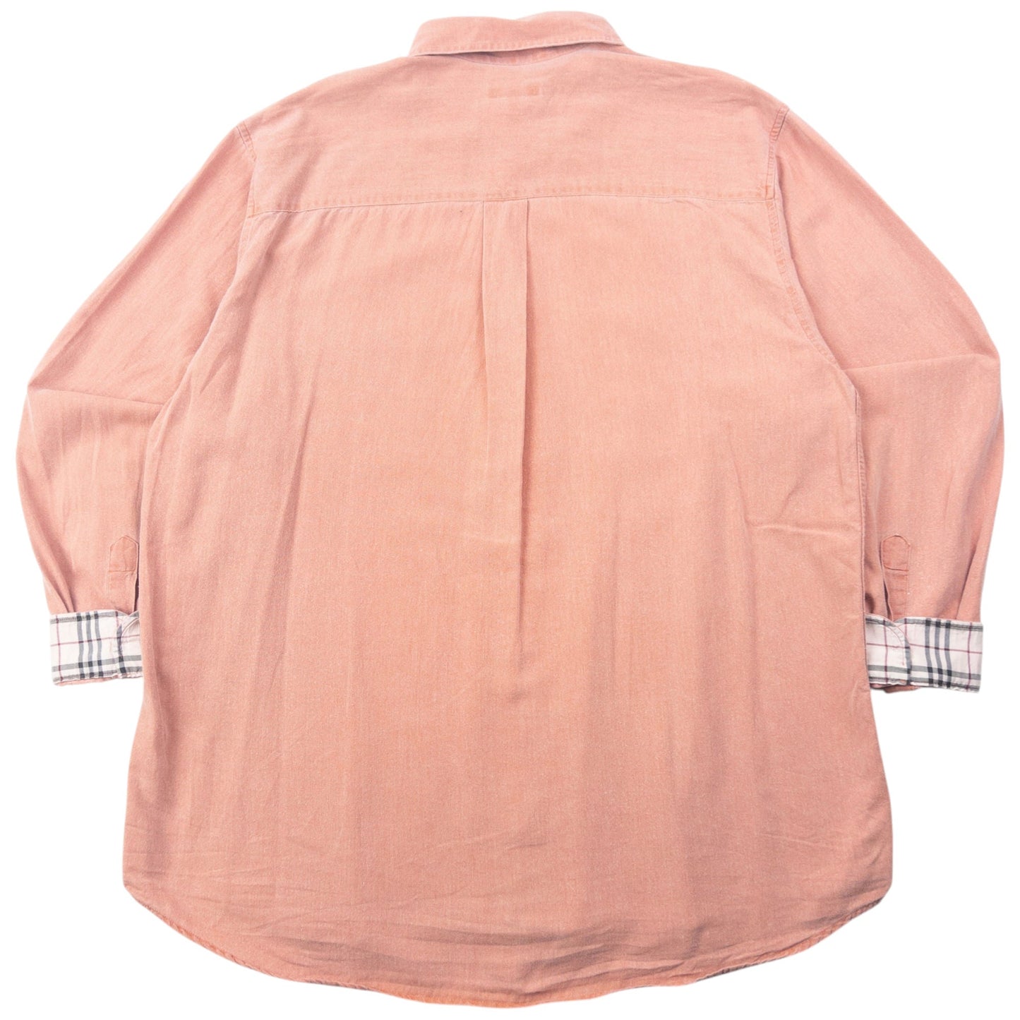 Vintage 2000s Burberry Nova Check Cuff Long Sleeve Button Up Shirt Size M