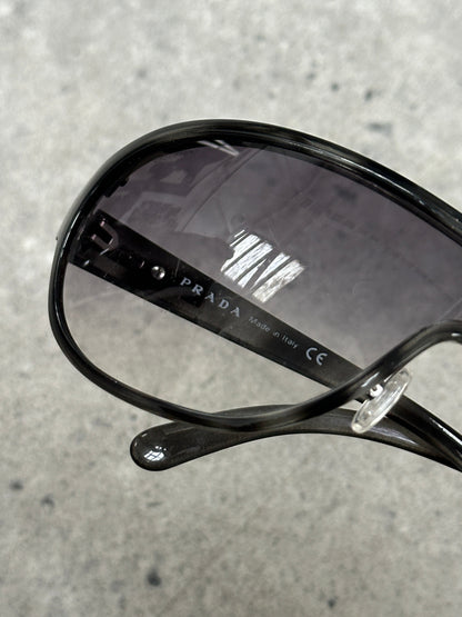 Prada 2000s Wraparound Shield Sunglasses