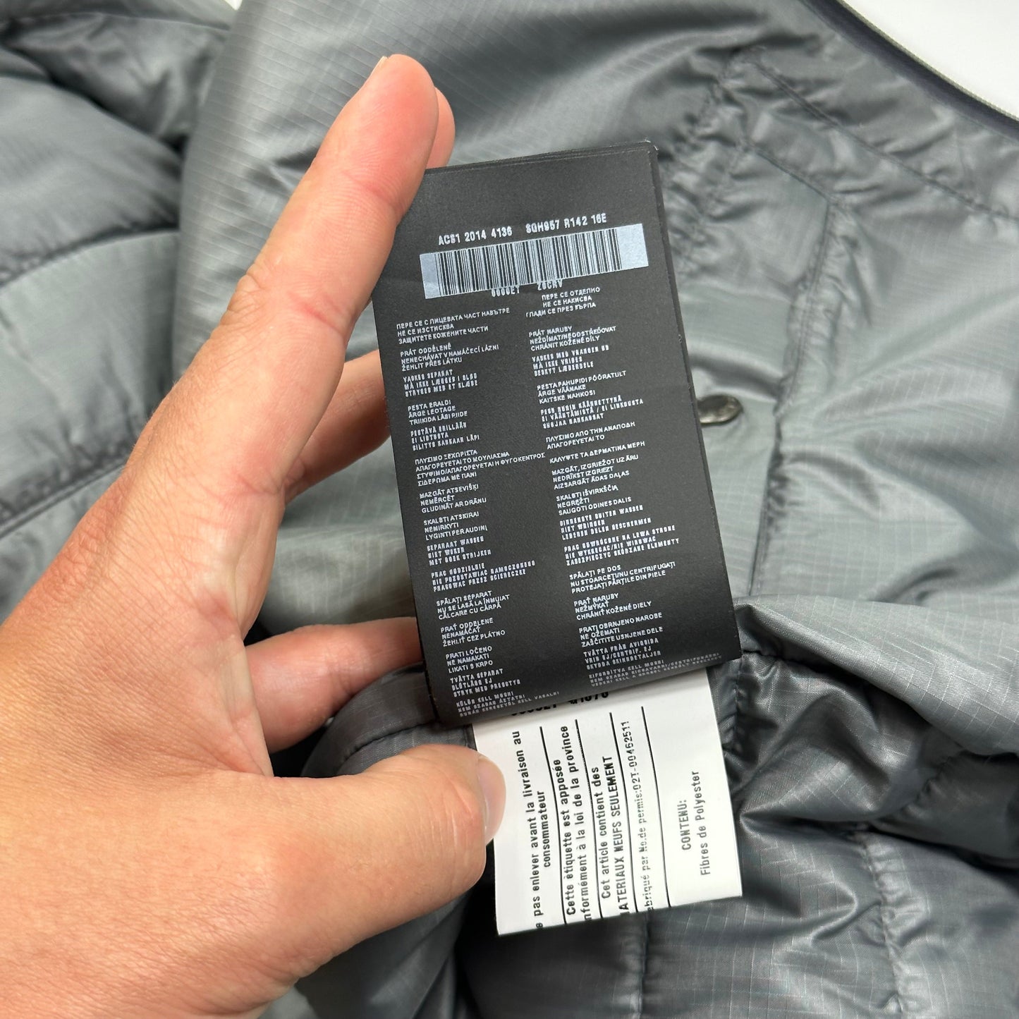 Prada Milano 2014 Ripstop Nylon Puffer Jacket - IT48 | Default Title, Grey
