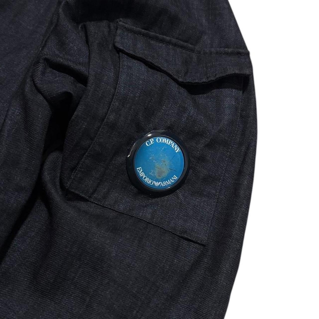 CP Company Armani Wool Gum Jacket | XXL, Dark Blue