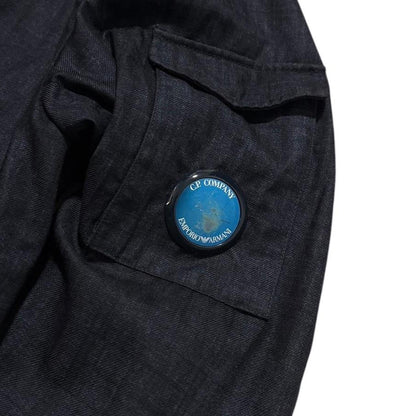 CP Company Armani Wool Gum Jacket | XXL, Dark Blue