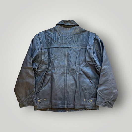 Marithé François Girbaud 1990's Leather Embossed Jacket L/XL