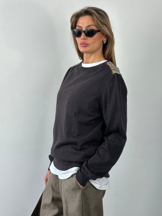 Burberry London 2000s Wool Knit Jumper - M