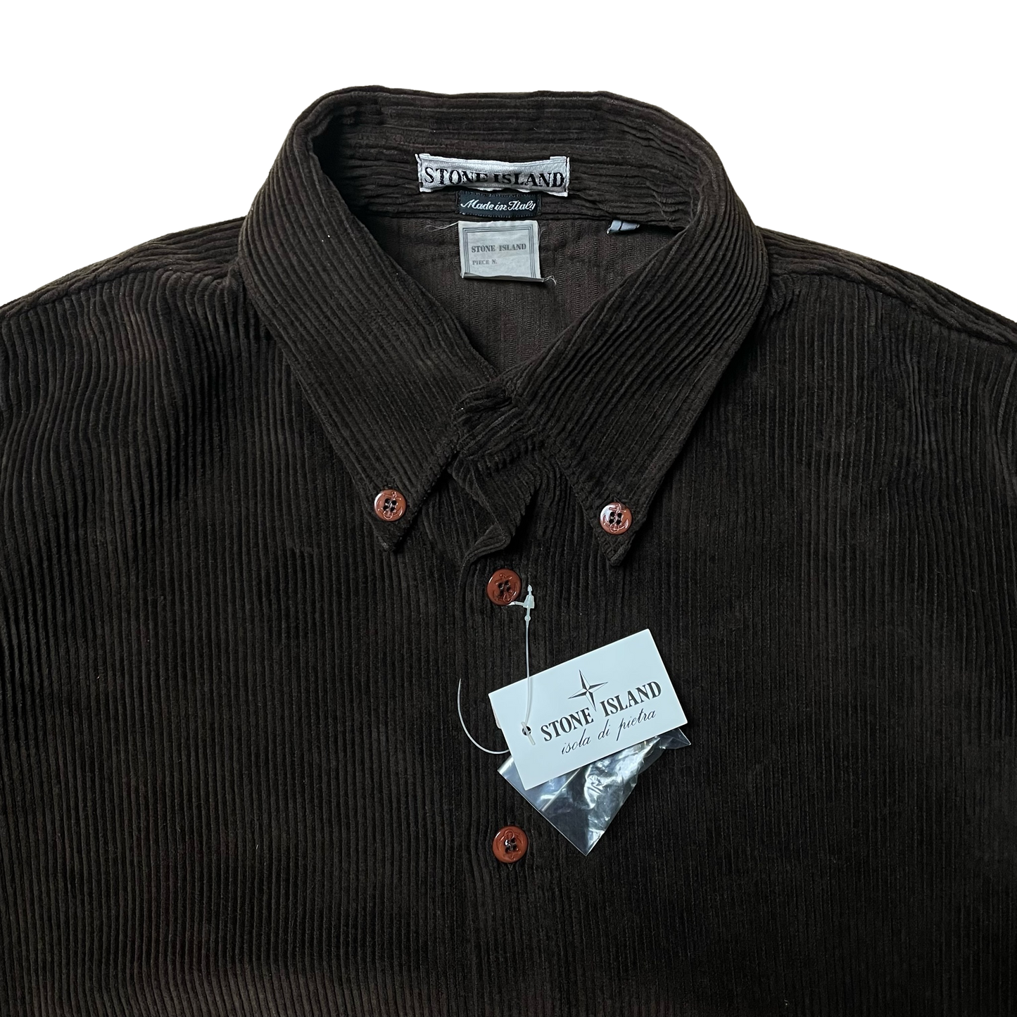 A/W 1994 Chocolate Brown Dead-stock Jumbo Corduroy Shirt