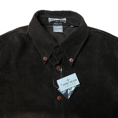 A/W 1994 Chocolate Brown Dead-stock Jumbo Corduroy Shirt