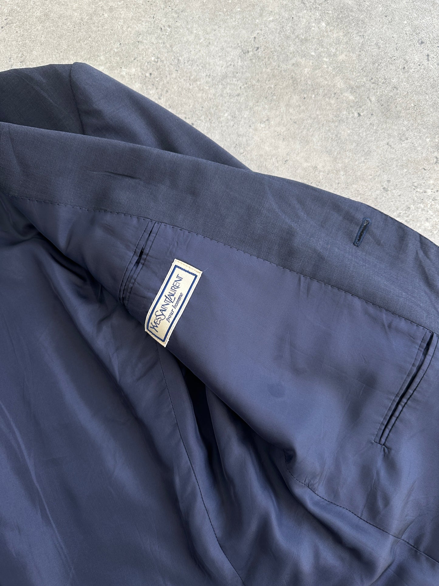 Yves Saint Laurent Pour Homme 1980s Pure Wool Blazer - 40R/M