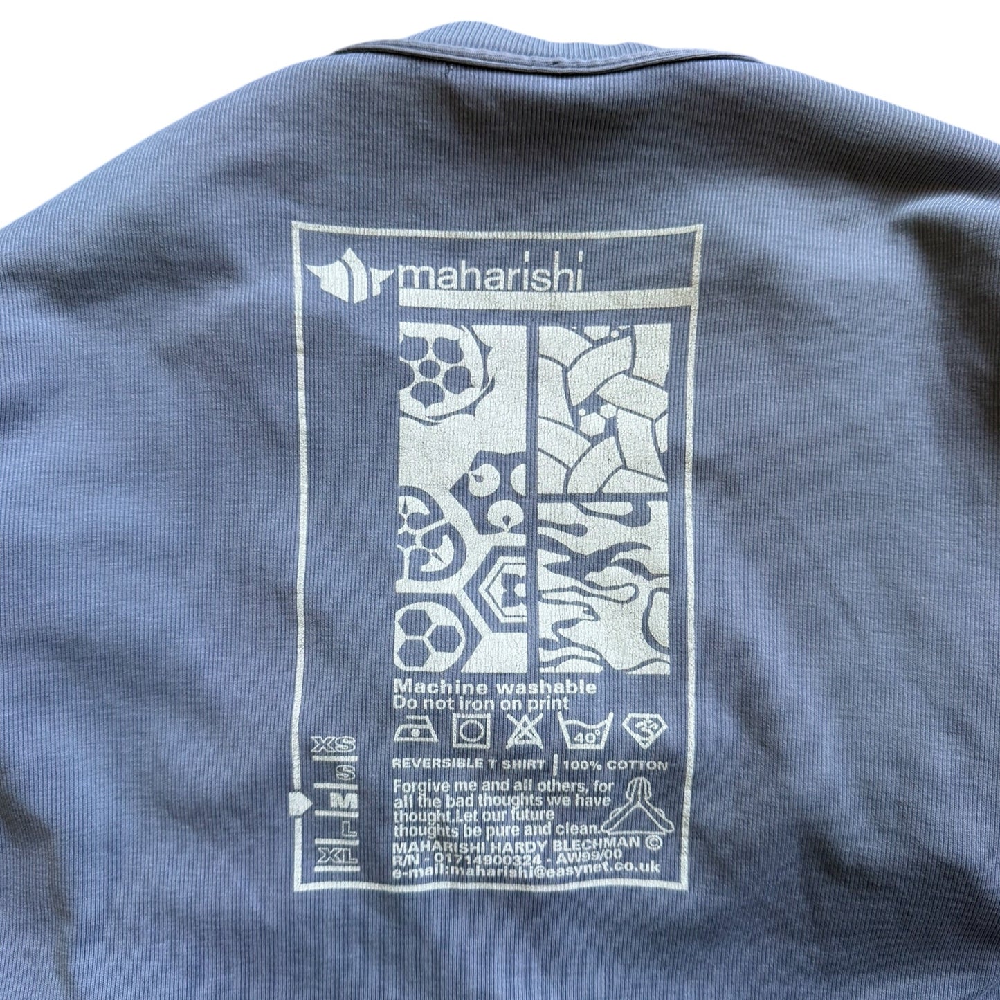 AW99/00 Maharishi Graphic T-Shirt (M) | Default Title, Grey