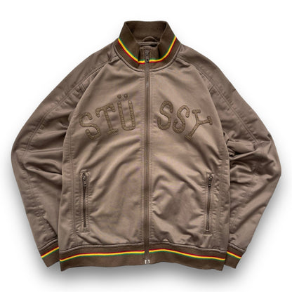 2000's Stussy Rasta Track Jacket (M) | Default Title, Multicoloured