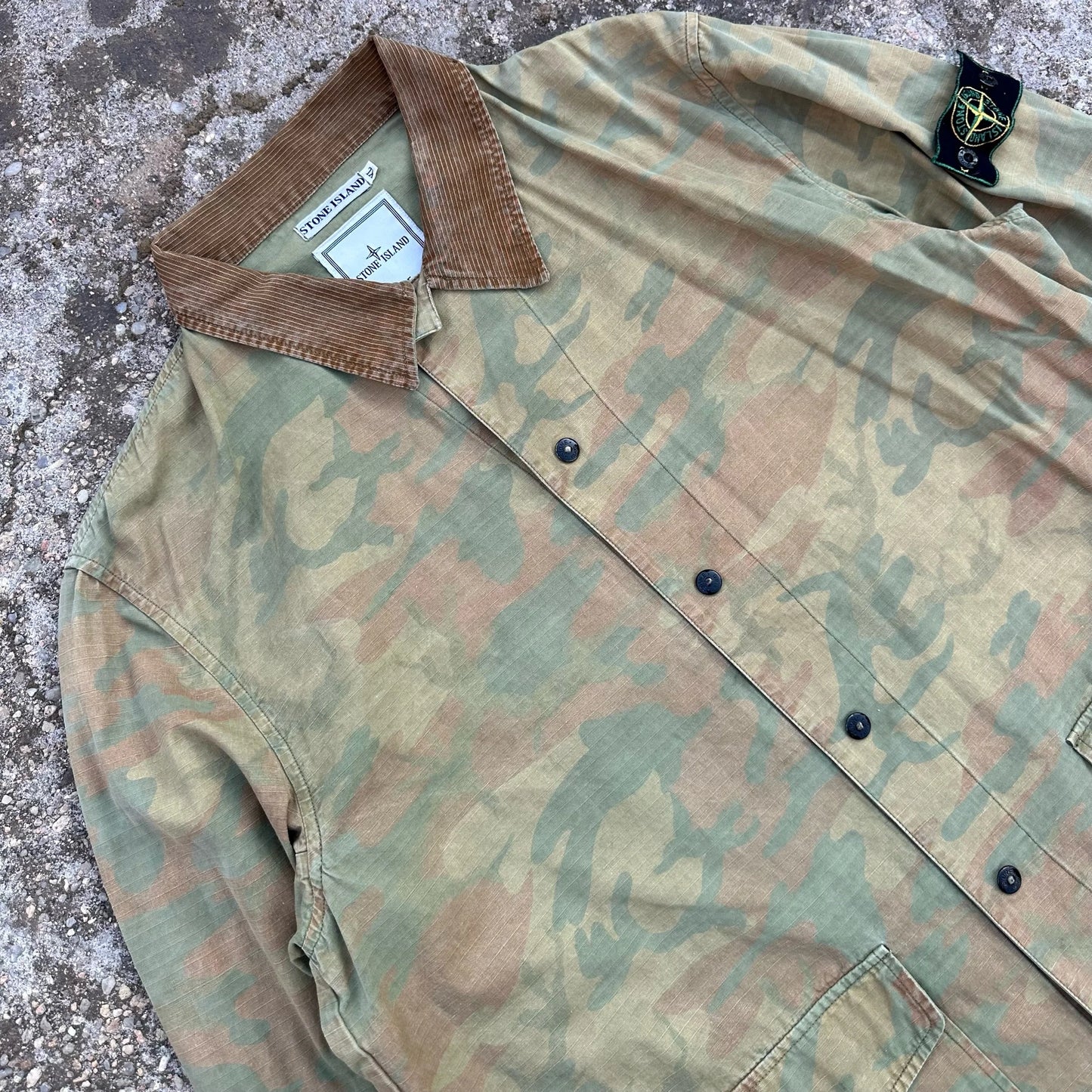 S/S 1990 Ice Camouflage Chore Jacket