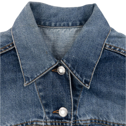 Vintage 2000s Gucci By Tom Ford Button Up Denim Jacket Womens Size S | Small, Blue