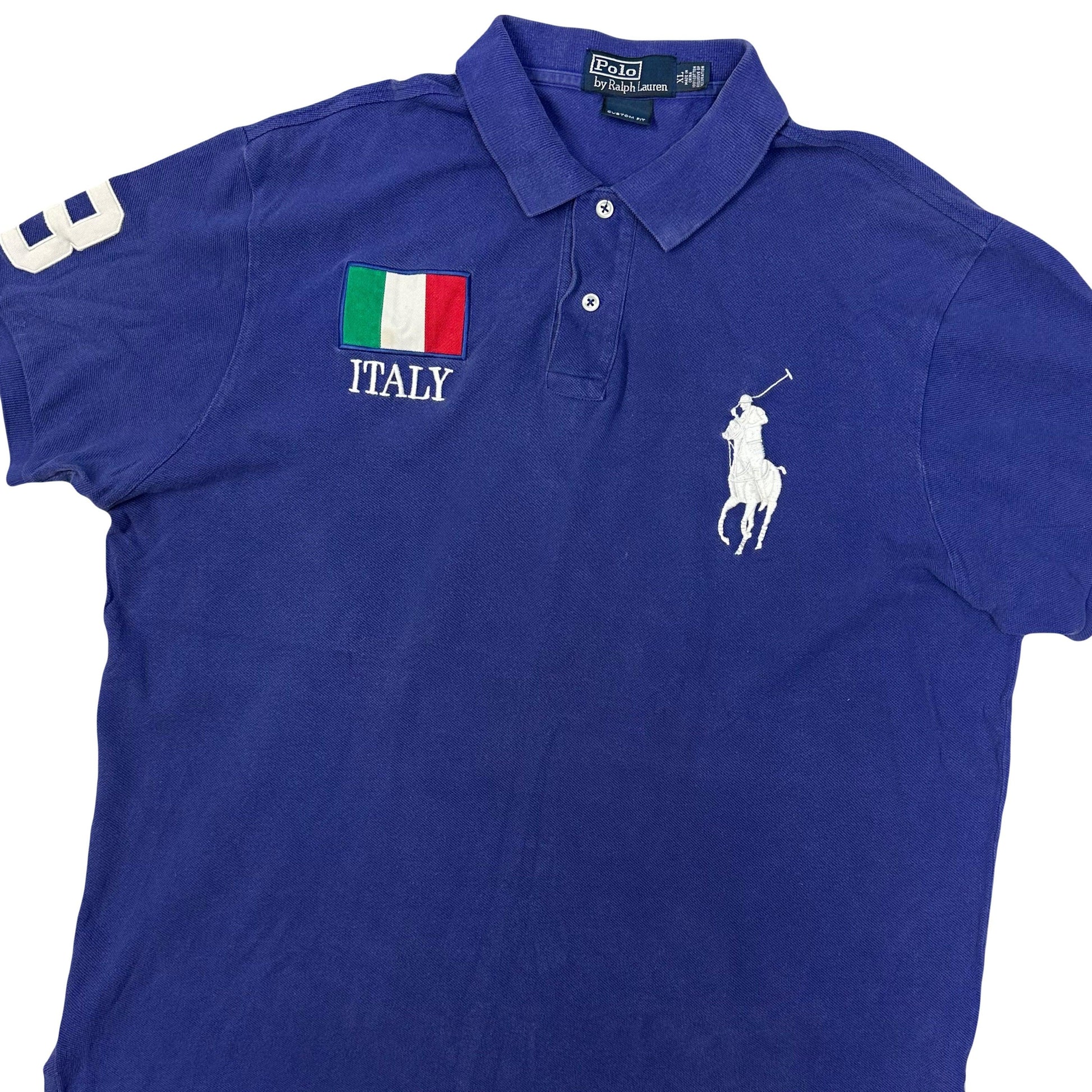 Ralph Lauren Spellout Italy Polo In Navy ( XL ) - Known Source