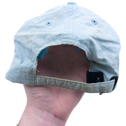 Vintage 2000s Nike Metallic Swoosh Hat | O/S, Blue