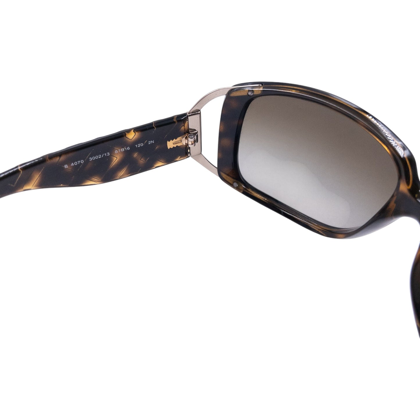 Vintage Burberry Nova Check Embossed Tortoise Shell Sunglasses