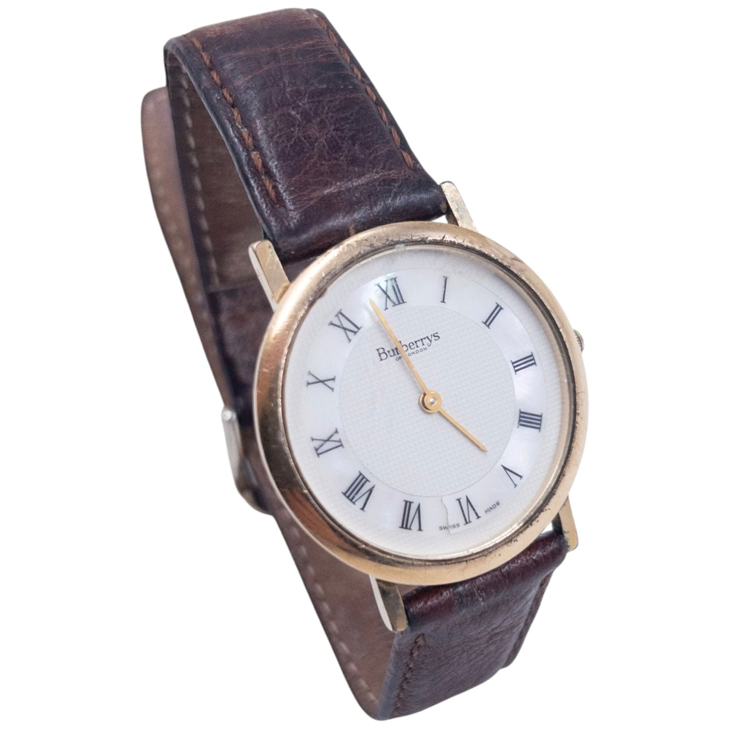 Vintage 90s Burberry Watch | O/S, Brown