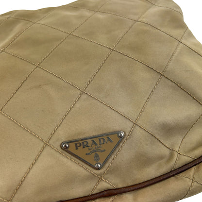 Vintage Prada Quilted Nylon Shoulder Bag