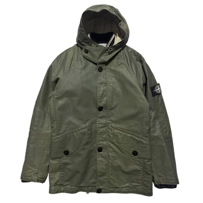 Stone Island A/W 2009 Waxed Ice Jacket | Large, Olive