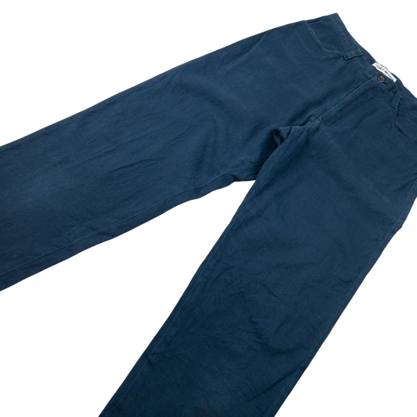 Vintage 2000s Issey Miyake High Waisted Trousers Size W26 | W26, Navy