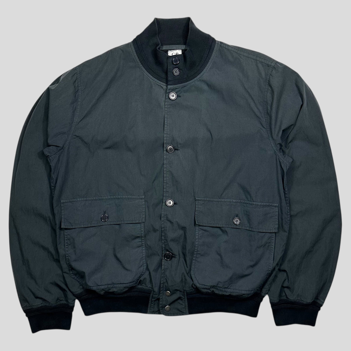 CP Company 2006 Iridescent Co-Nylon Bomber Jacket - IT54 (L/XL) | XL, Grey