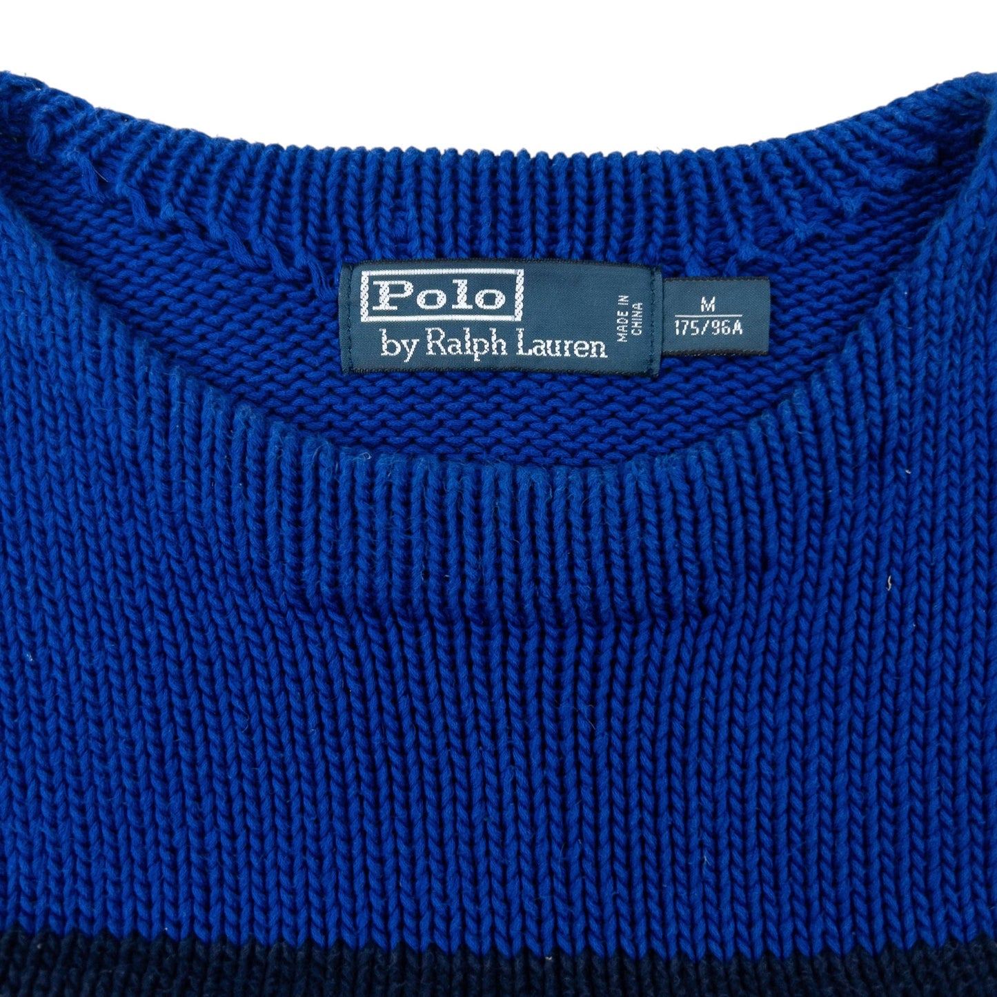 Vintage 2000s Polo Ralph Lauren Striped Knit Jumper SIze S