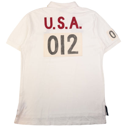 Vintage Polo Ralph Lauren USA Track & Field Championship Polo Shirt Size L