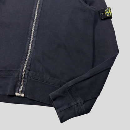 Stone Island SS07 Navy Striped Cotton Cardigan Jacket - M/L