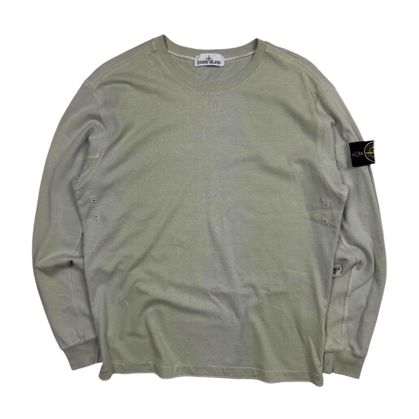 Stone Island Sage Green Crewneck Sweatshirt