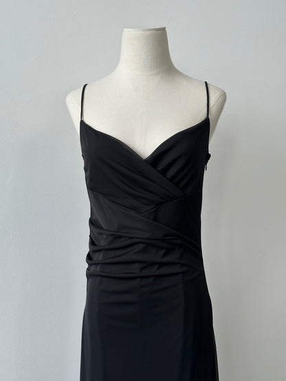 Vintage 1990s Sheer Overlay Jumpsuit - M
