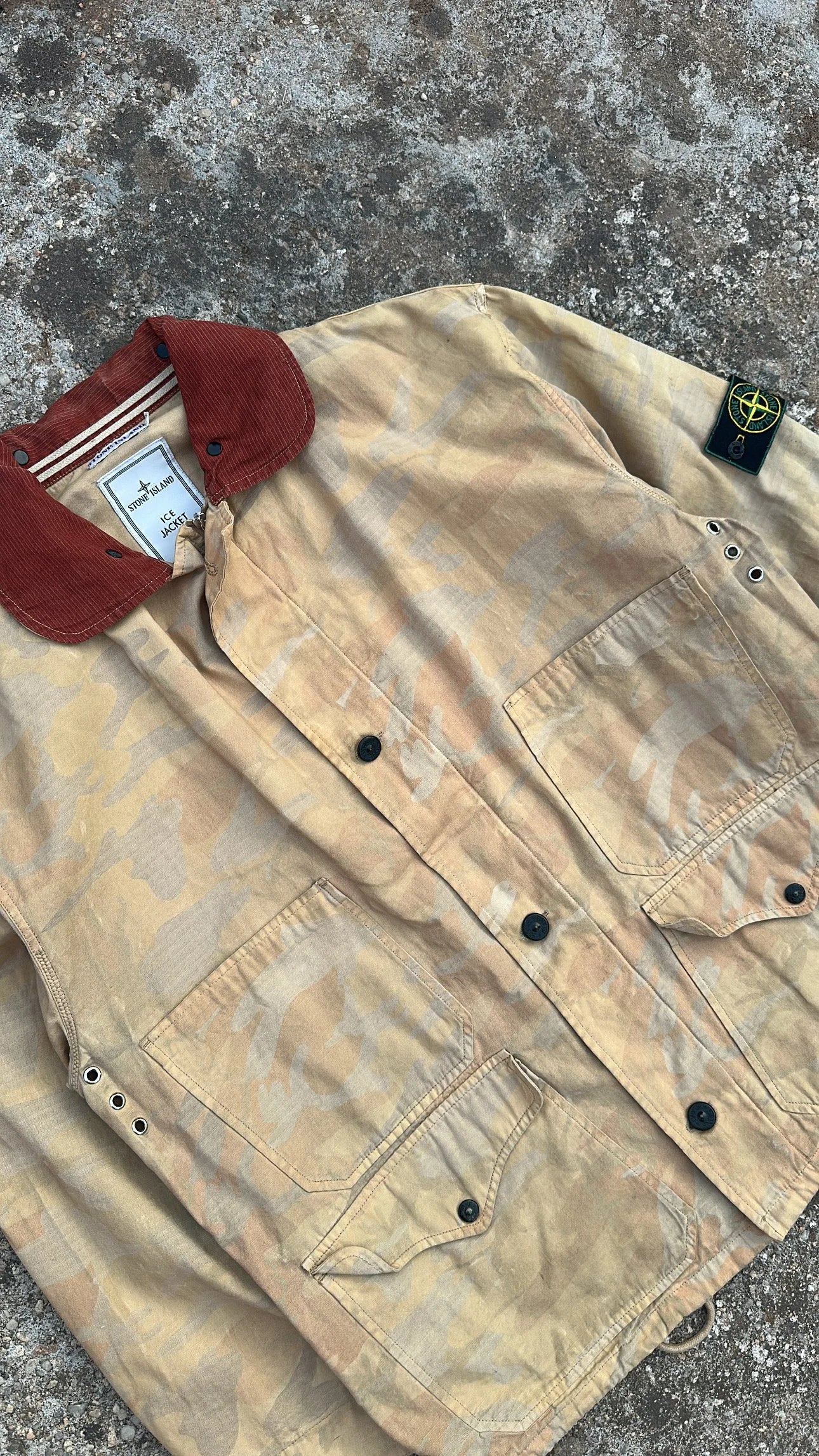 S/S1990 Ice Camouflage Carpenter Jacket