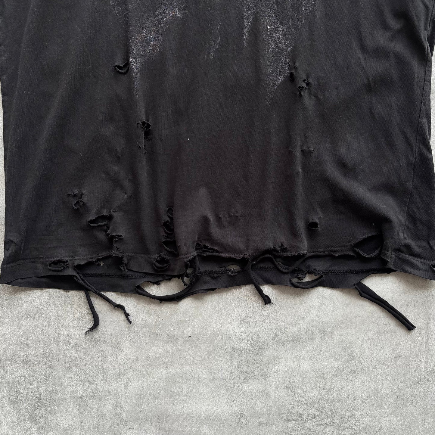 DIESEL DISTRESSED TOP | O/S, Red