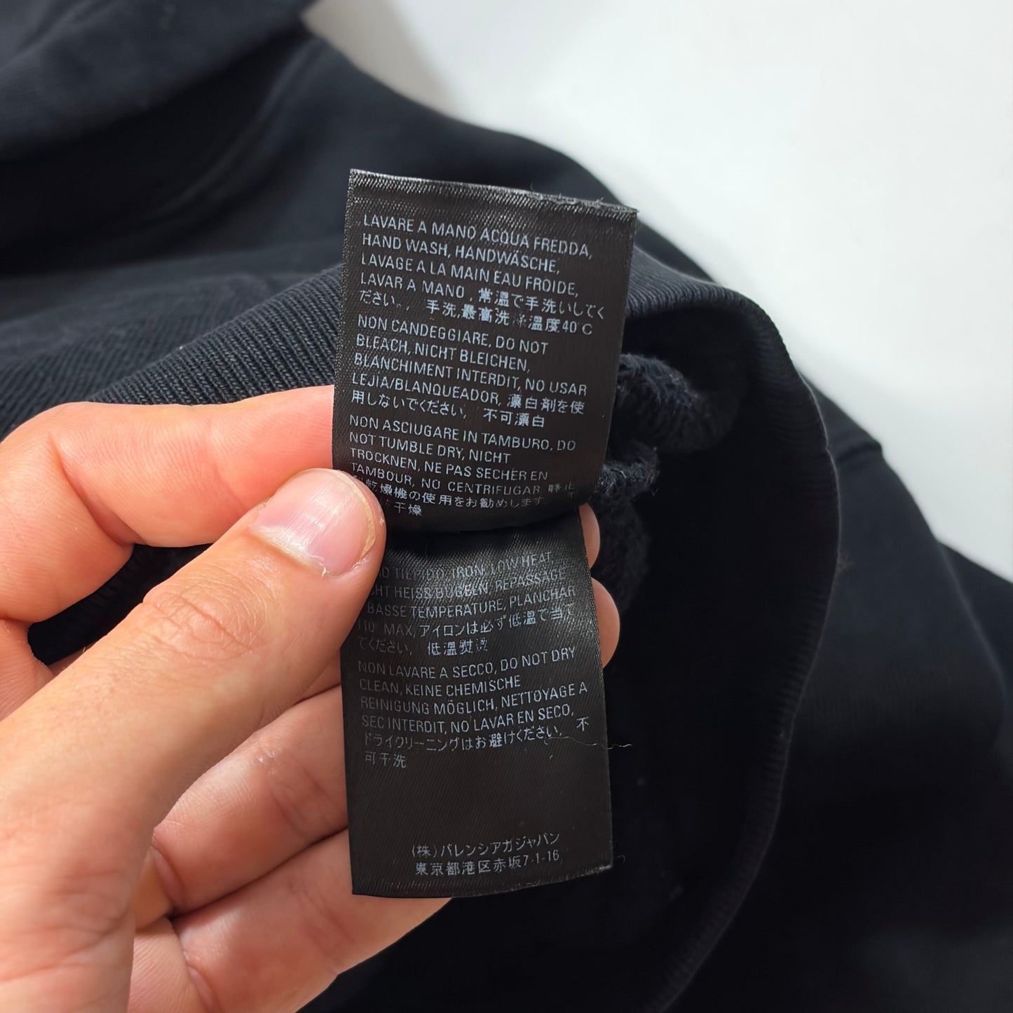 Balenciaga 2018 Speed Hunters Cropped Graphic Hoodie - S | Default Title, Black