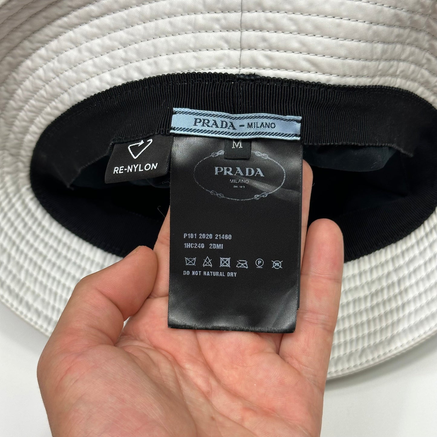 Prada Milano 2020 Nylon Bucket Hat - S/M