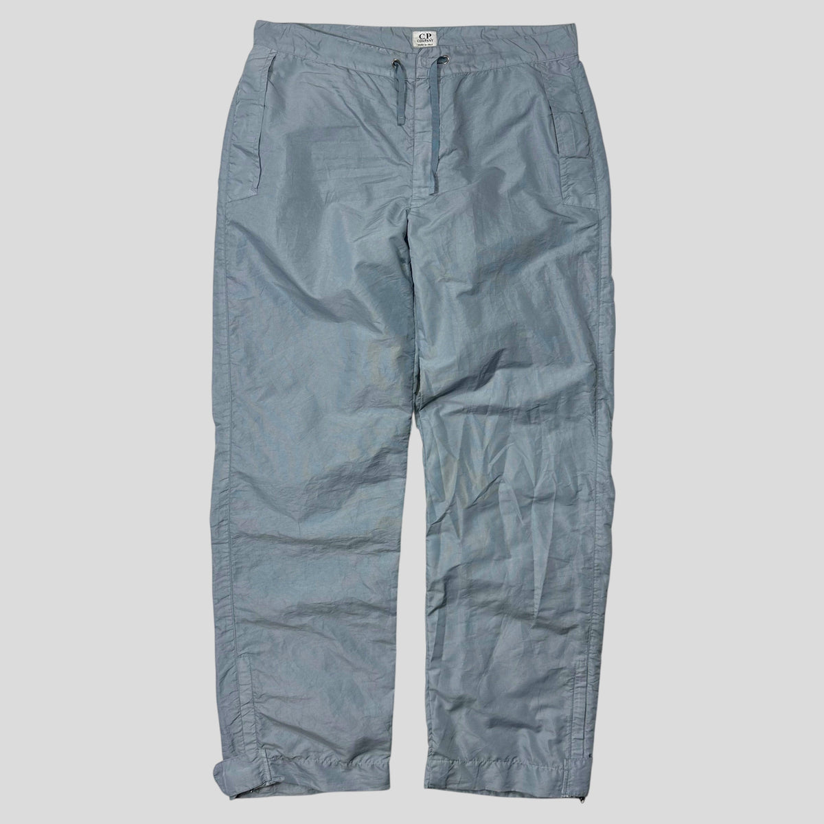 CP Company 2000 Baby Blue Millenium Nylon Stash Pocket Trousers - 34 | W34