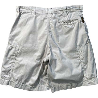Armani Jeans 00’s Cotton Cargo Shorts W34 | W34, Cream