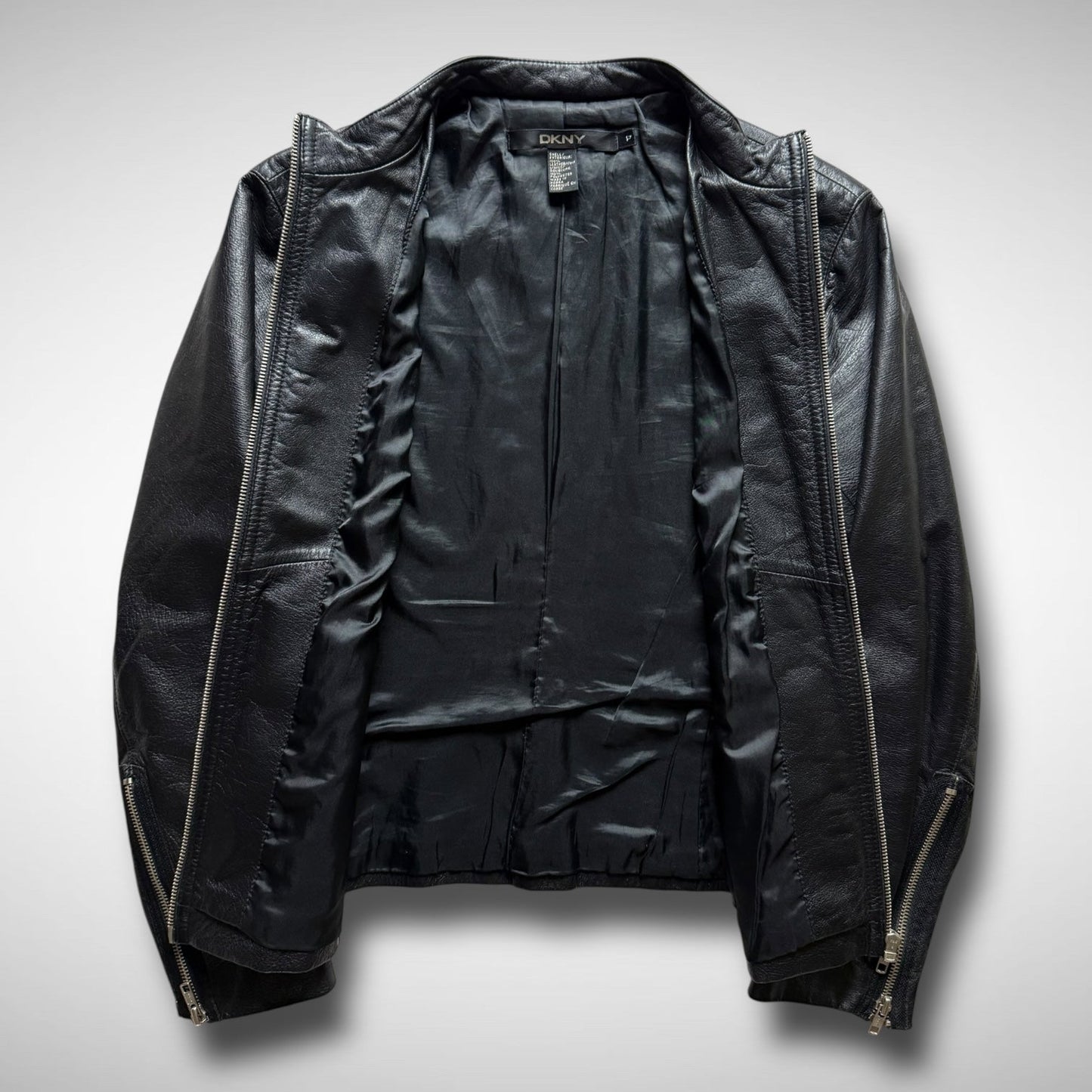 DKNY Leather WMNS Biker Jacket (1990s)