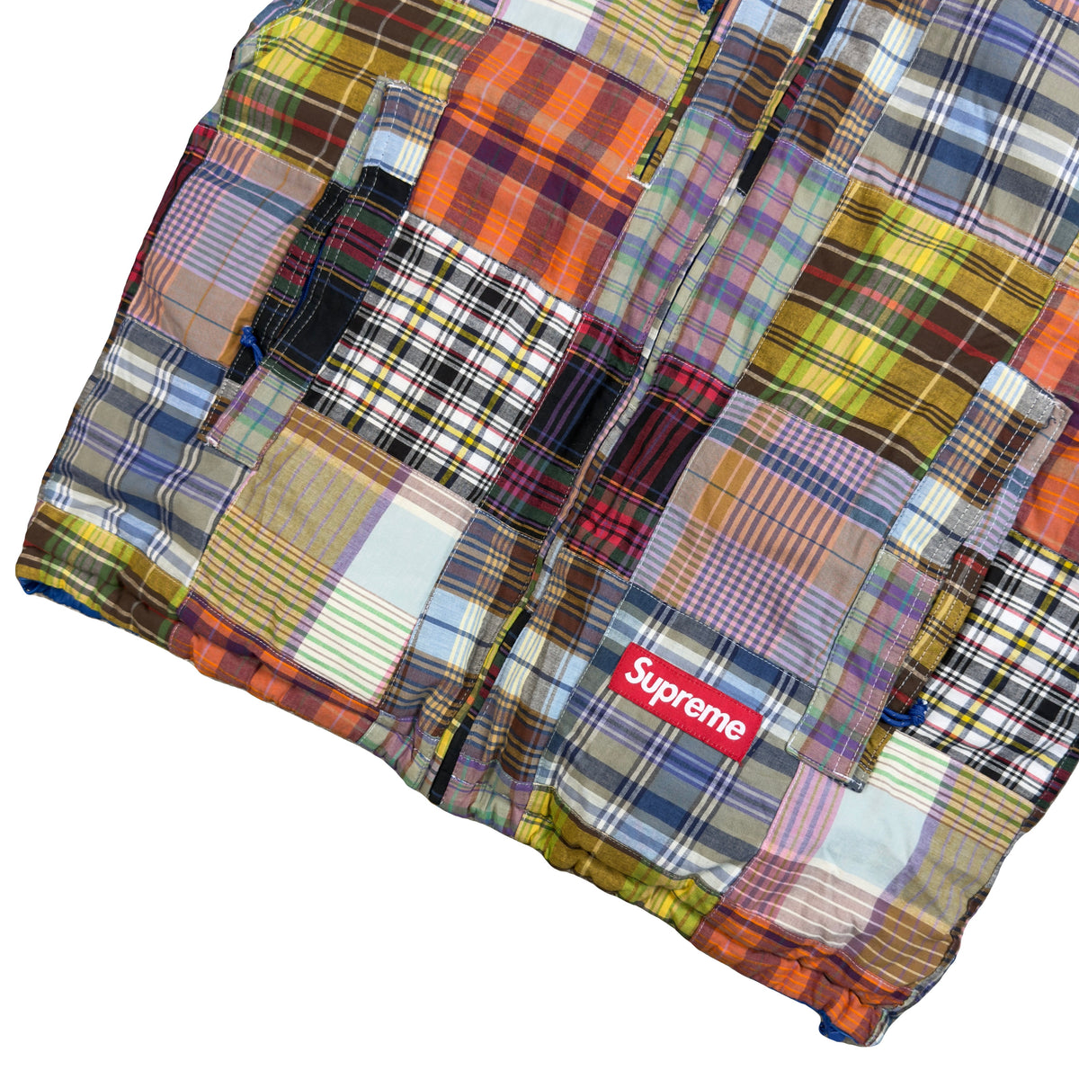 Supreme Madras Reversible Down Puffer Jacket (M) | Medium, Multicolor