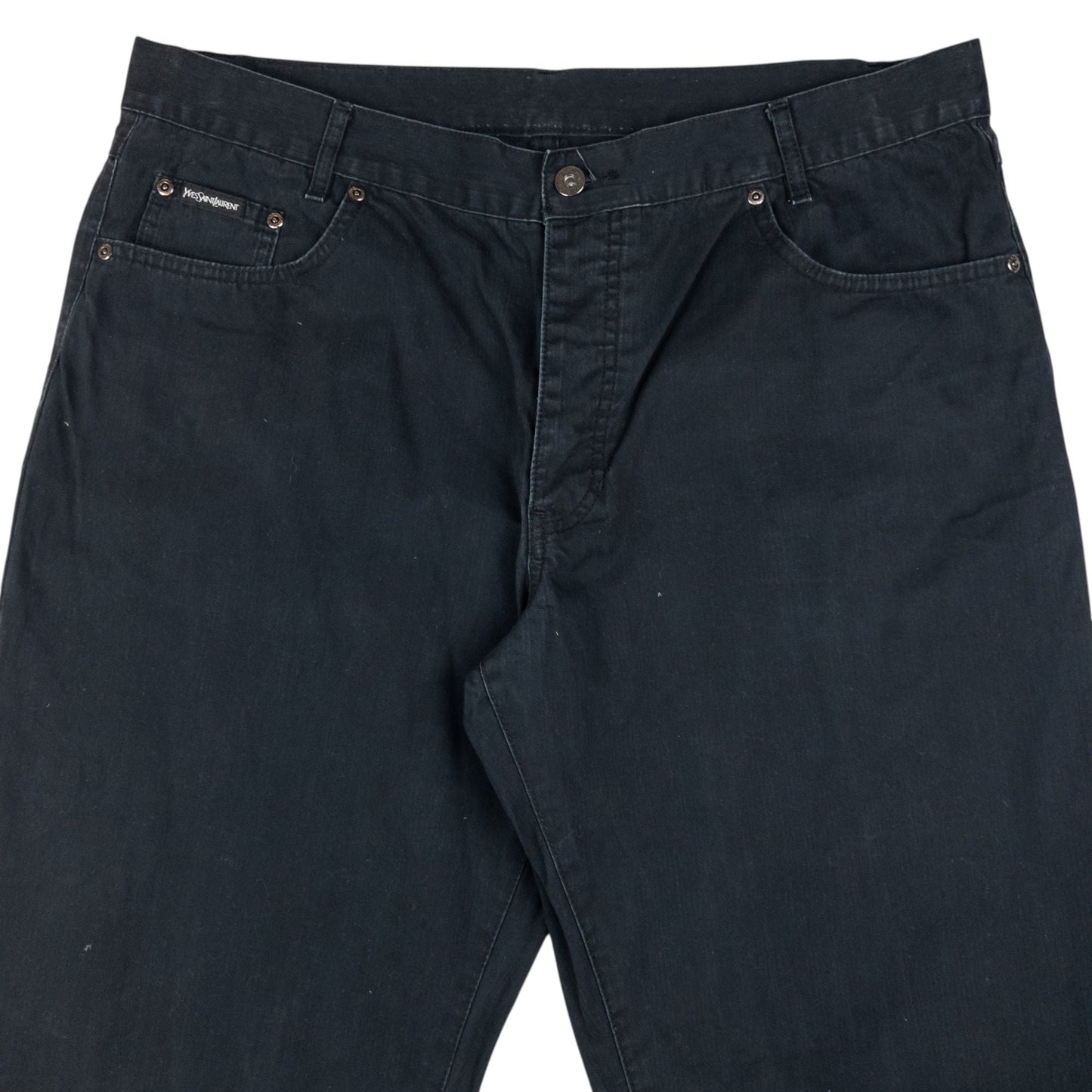 Vintage YSL Yves Saint Laurent Embroidered Trousers Size W37